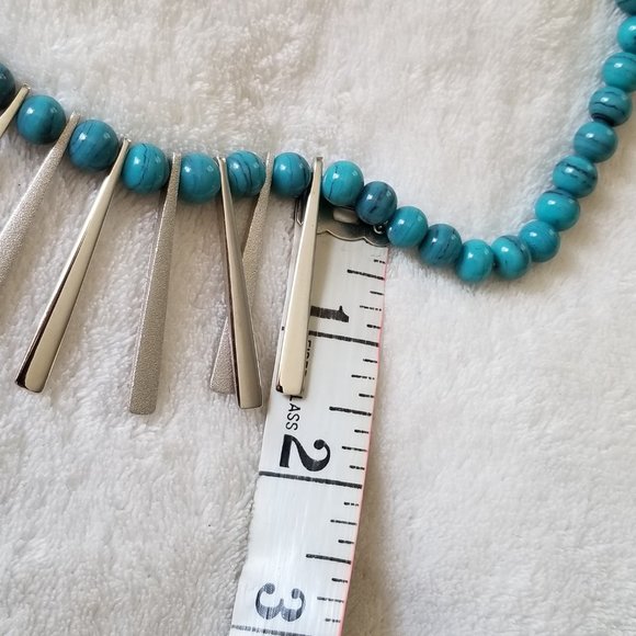 Vintage 70's Monet Runway Bead Egyptian Necklace - Picture 8 of 9